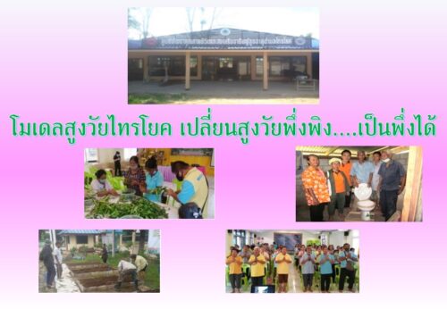“โมเดลสูงวัยไทรโยค เปลี่ยนสูงวัยพึ่งพิง…เป็นพึ่งได้”